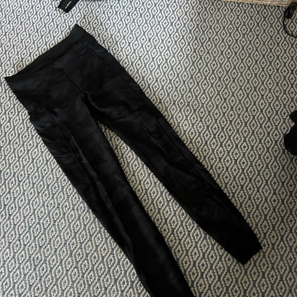 lululemon athletica Black Camo Leggings